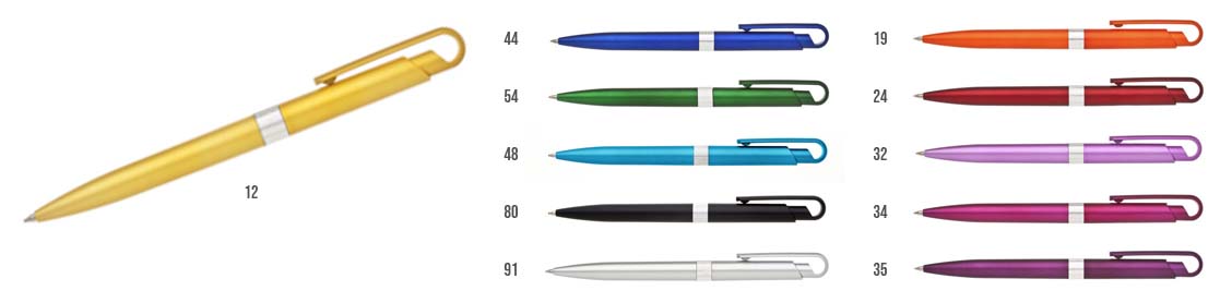 Metalická reklamní propiska rofy, vhodná k reklamnímu potisku