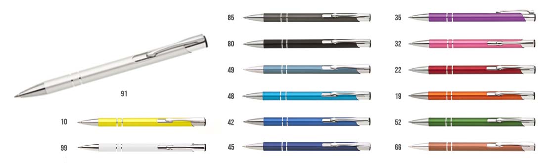 kovová reklamní propiska Alba nejprodávanější kovová propiska alba